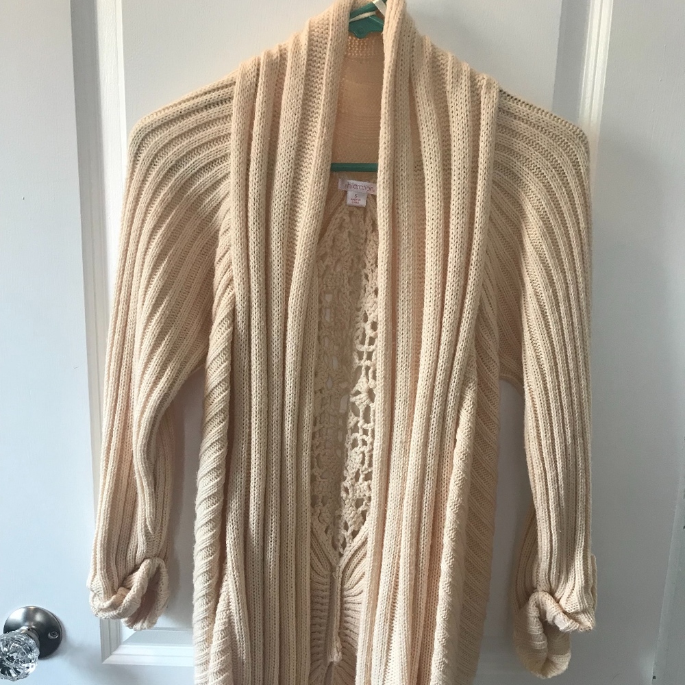 Long Cream Sweater